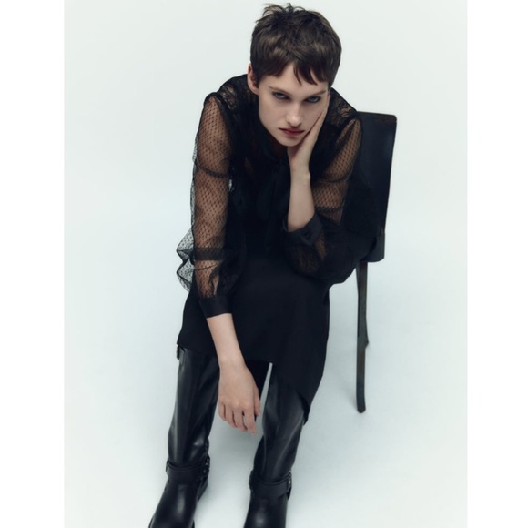 Zara Lace Shirt - Picture 6 of 6